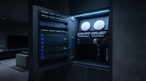 IT Networking Gold Coast QLD | Integrated Powerhouse | Server rack installation, home network setup, WiFi coverage, structured cabling, Northern NSW data networking