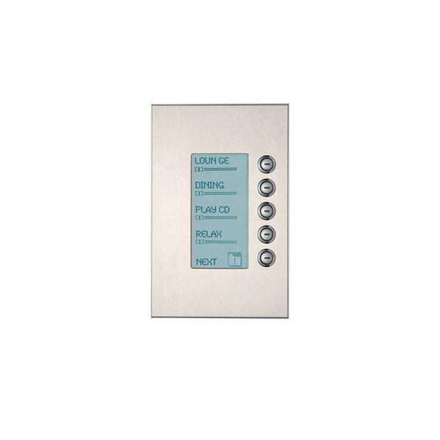C-Bus Saturn DLT Wall Switch - Stainless Steel