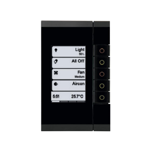 C-Bus Saturn EDLT Wall Switch (Expresso Black)