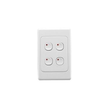 C-Bus 200 Series 4-gang Wall Switch (White)