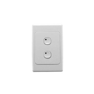 C-Bus 200 Series 2-gang Wall Switch (White)