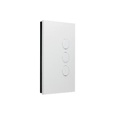 C-Bus Saturn Zen 3-gang Wall Switch (White)