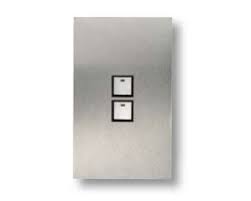 C-Bus Refection Wall Switches - 2 Gang