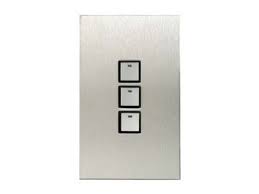 C-Bus Refection Wall Switches - 3 Gang