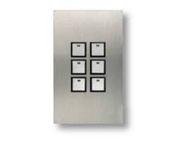 C-Bus Refection Wall Switches - 6 Gang